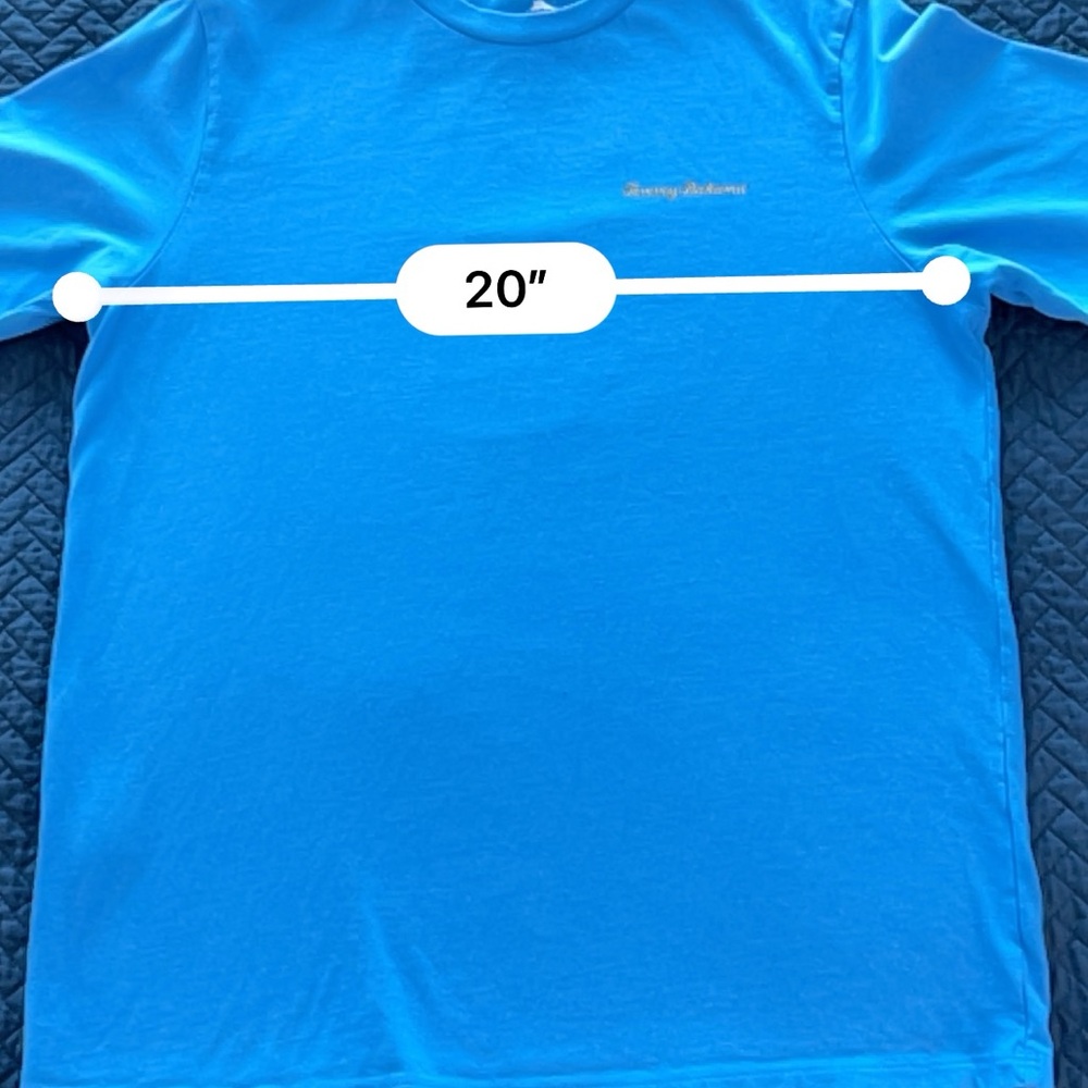 Tommy Bahama Blue Graphic Yacht Tshirt Size S - Picture 5 of 7